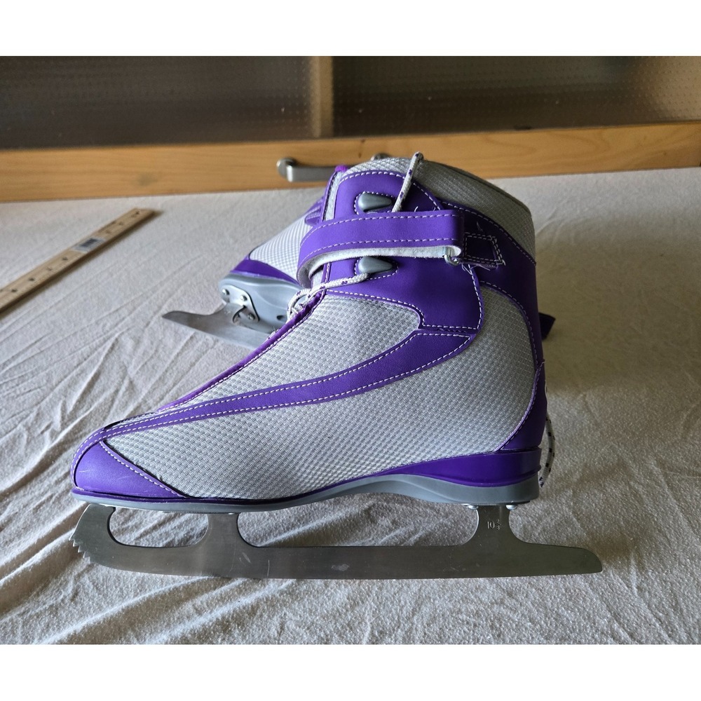 Figure Ice Skates Women's Size 9 Purple and Gray - Picture 5 of 16